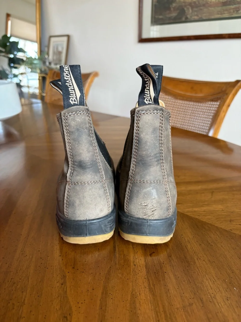 Blundstone Boots- Rustic Brown/Mustard-Black - Picture 6 of 9